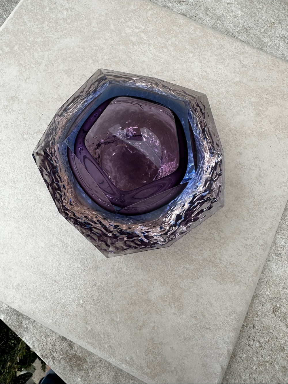 Sculptural ashtray attributed to Flavio Poli